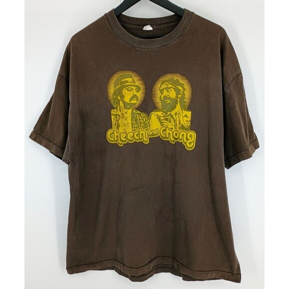 Cheech and Chong Stoner 420 Heavyweight Alstyle T-Shirt Mens 2XL - Picture 1 of 8